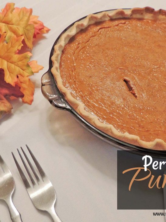 The Perfect Pumpkin Pie Recipe