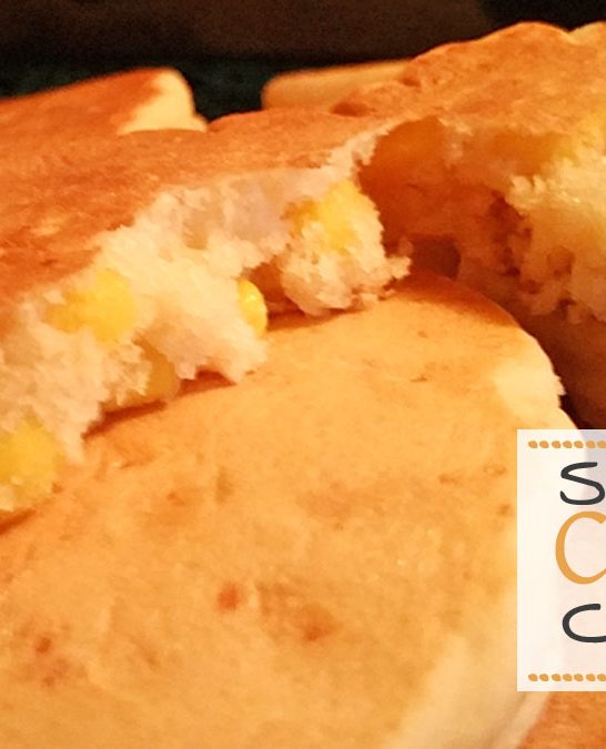 Sweet Corn Cakes: Just 2 Ingredients!