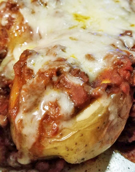 Chili Baked Potatoes – Just 3 Ingredients!