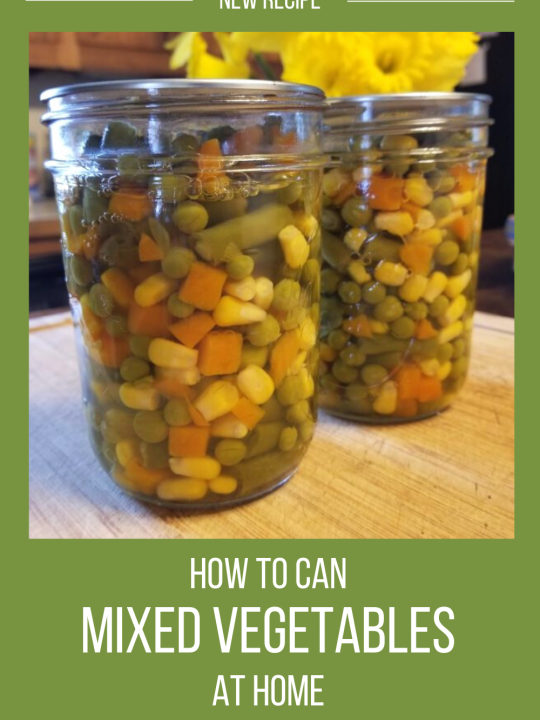 How to Can Mixed Vegetables